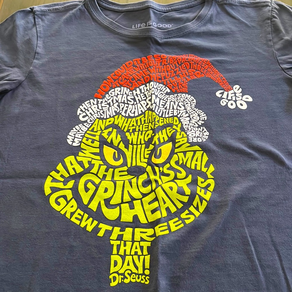 Life is Good Grinch Tee Size S